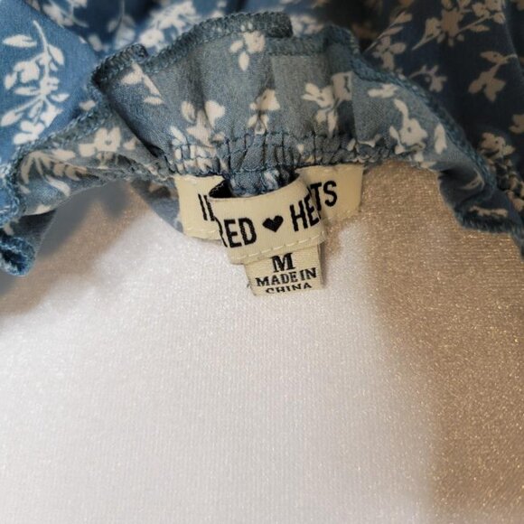 Long sleeve Boho floral Mini Dress (off the shoulder) - Picture 9 of 13